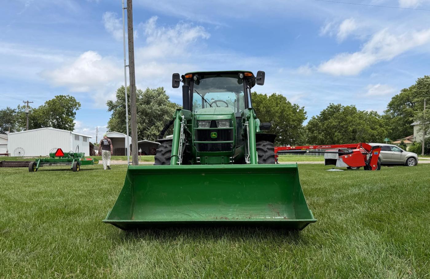 John Deere tractor at Hanover Farm Equipment